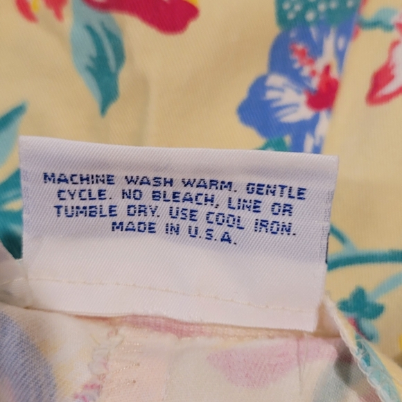 vintage tropical pleated baggy shorts 8 - Picture 4 of 5